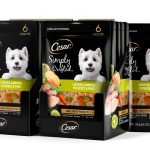 Cesar Dog Food Topper Real Chicken Vegetables Wet Complement-0