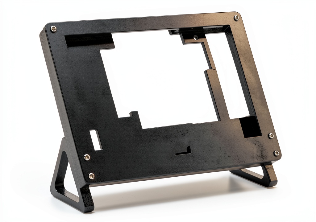 Hilitand Acrylic Bracket Case Holder mounted on a display screen