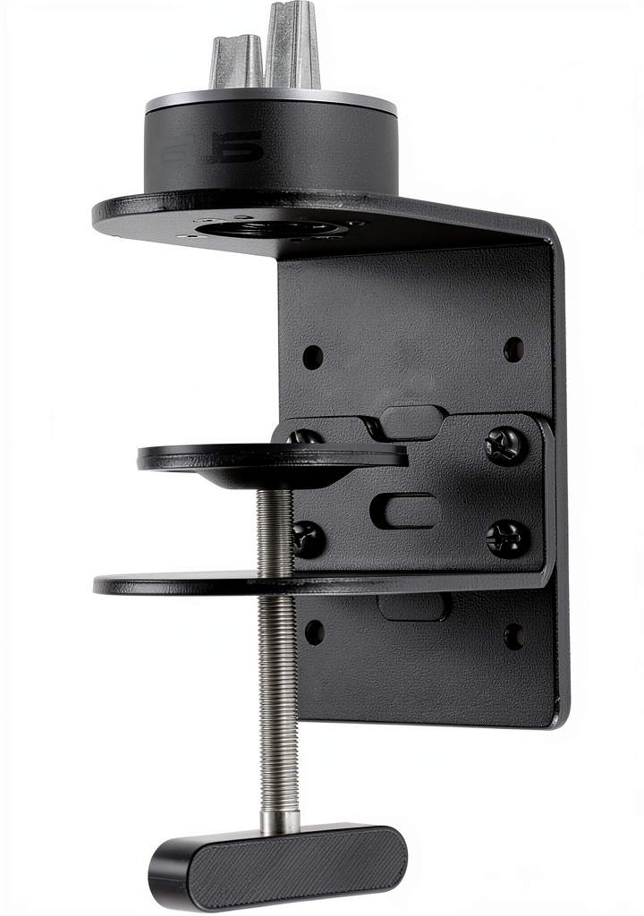 ASUS ACL02 monitor mount attached to a ProArt display on a workstation