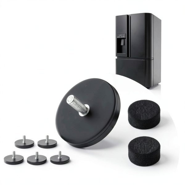 Mtuiewo Magnetic Calendar Mounts Black Round Plastic Design-3