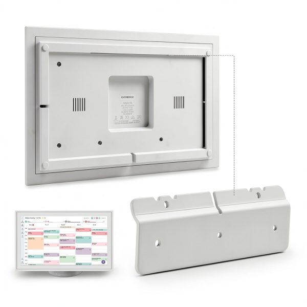 Wall Mount YJNAUPAI Digital Calendar Metal NoDrill-1