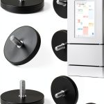 Mtuiewo Magnetic Calendar Mounts Black Round Plastic Design-0