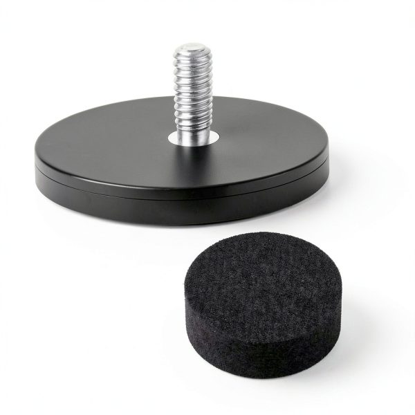 Mtuiewo Magnetic Calendar Mounts Black Round Plastic Design-1