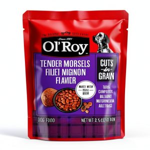 Ol Roy Wet Dog Food Pouches Filet Mignon Grilled Chicken-0