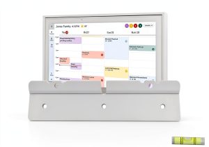 Wall Mount YJNAUPAI Digital Calendar Metal NoDrill-0