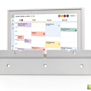 Wall Mount YJNAUPAI Digital Calendar Metal NoDrill-0