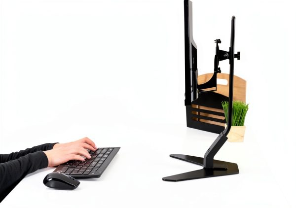 VIVO Monitor Mount Adapter Steel Cable Management Easy-4