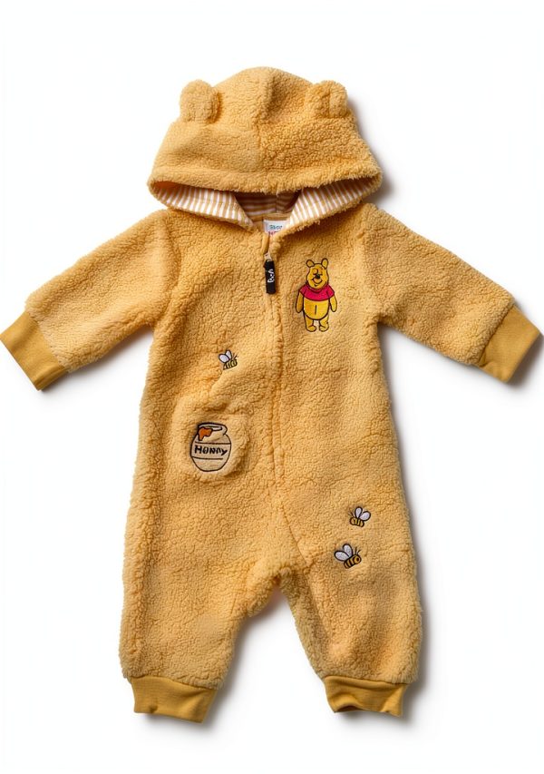 Disney Winnie Pooh Romper by Bentex Soft Cotton-0