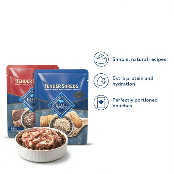 Blue Buffalo Tender Shreds Dog Food Toppers-3