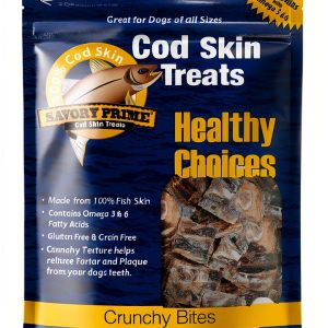 Savory Prime Cod Skin Dog Food 2lb Natural-0