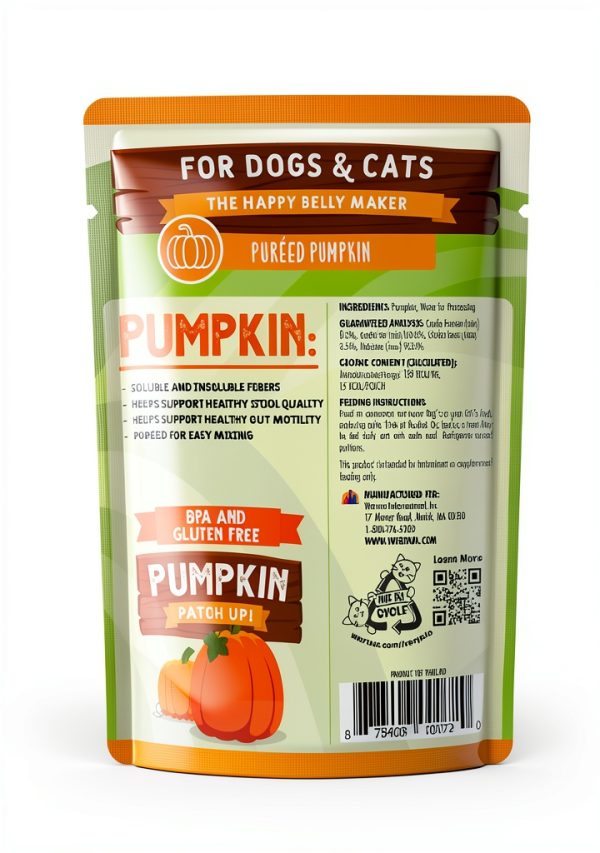 Pumpkin Puree Dog Cat Food Weruva Grain Free 2.8oz-2