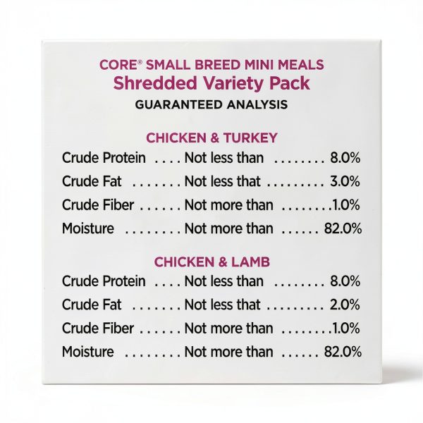 Wellness Wet Dog Food Grain Free 6oz Pack-6