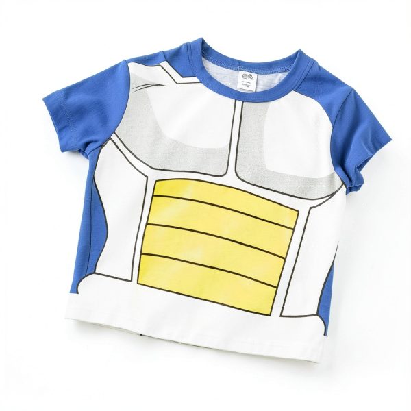 YFYBaby Baby Anime Romper 100% Cotton Orange Blue for 0-24 Months-3