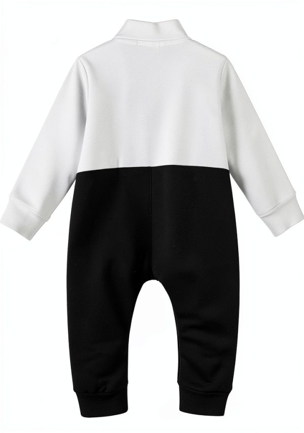 Baby Boy New Year Romper Black 0-3 to 12-18 Months Soft Outfit-1