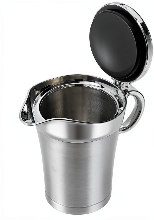 Gravy Boat ISTOOLL Stainless Steel Double Insulated 750ml Silver 25oz-3
