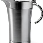 Gravy Boat Peohud 304 Stainless Steel Insulated 24oz Jug Hinged Lid-0