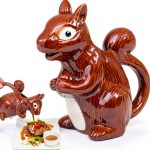 Squirrel Gravy Boat by ISTOOLL 6 Oz White Porcelain-0