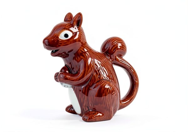 Squirrel Gravy Boat by ISTOOLL 6 Oz White Porcelain-4