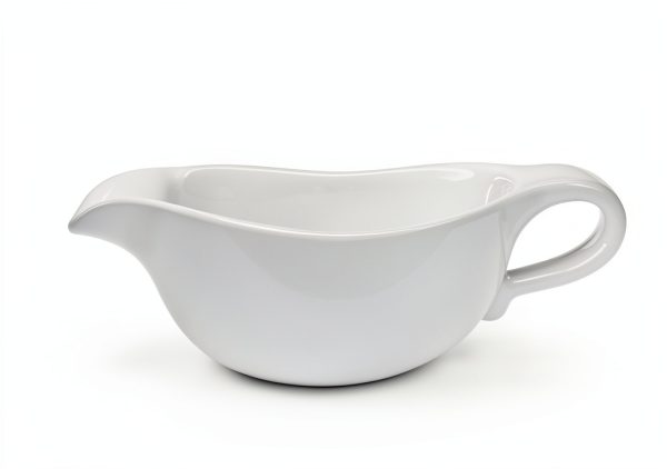 20 OZ Gravy Boat by Qlans Ceramic Serveware, Scratch‑Resistant Finish-2