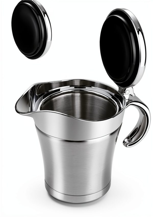 Stainless Steel Insulated Gravy Boat shofilt 17oz Double Wall Non‑Drip-4